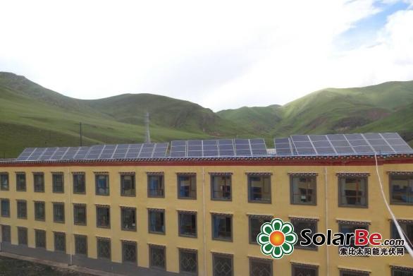 易伏电能玉树光伏离网电站正式交付使用