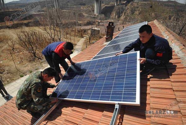 下花园"光伏发电"进农家