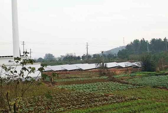 安徽枞阳镇五一村光伏扶贫项目并网发电