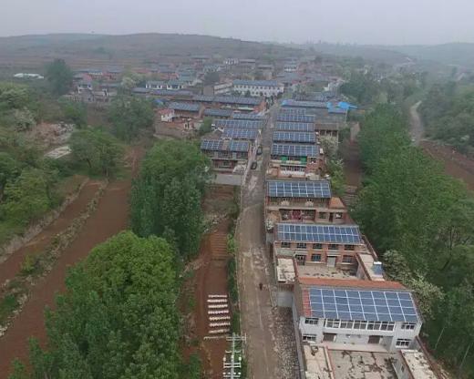 光伏扶贫电站全景欣赏