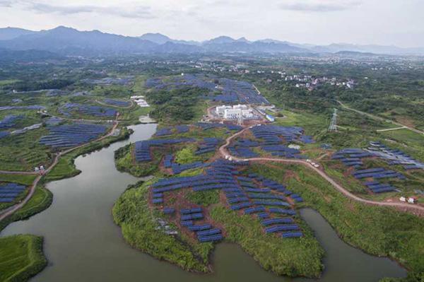 浙江衢州160MW光伏项目并网发电