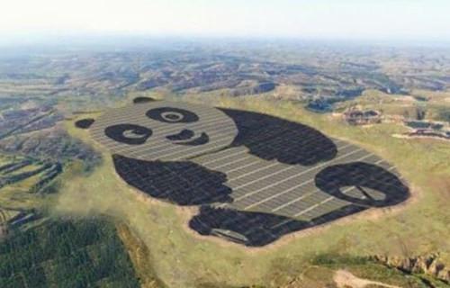 中国计划修建100座熊猫形的太阳能发电厂