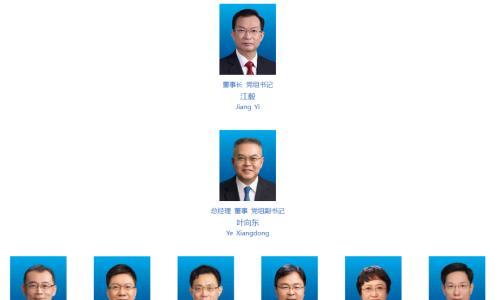 最新!18家电力头部央企领导层名单一览!