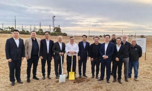 中国能建山西电建承建的澳大利亚储能EPC项目开工