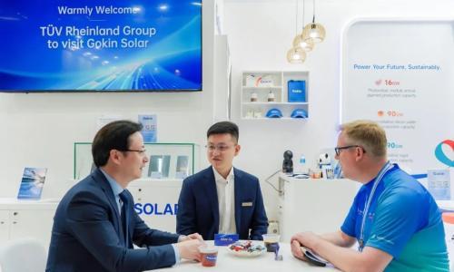 德国Intersolar现场: 高景产品获TÜV莱茵双认证