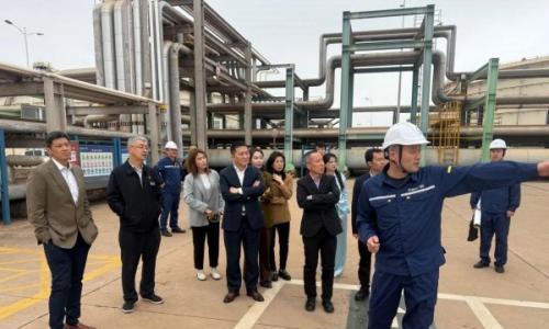 中电控股与麦格理贸易考察调研中国氢能"绿电-绿氢-绿色甲醇"全产业链示范项目