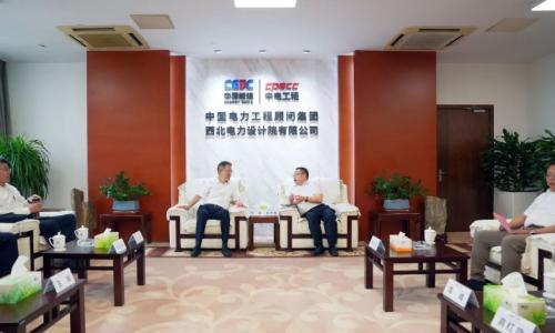 在新能源等领域深化合作!张涛与中电工程西北院刘增强会谈