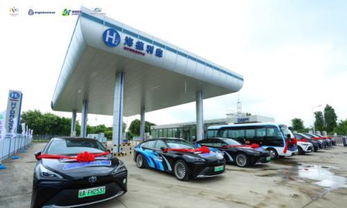 佛山丹灶加氢站完成70MPa高压氢燃料商业化加注"第一***