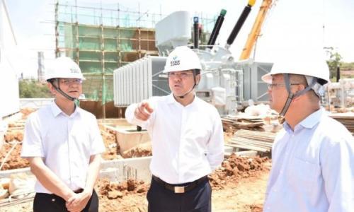 楚雄州委书记张子建考察调研禄丰100MW/400MWh钒电池产业化项目