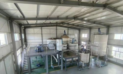 孝感市餐厨垃圾制备新型生物质碳源项目完成设备安装和调试