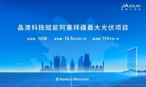阿塞拜疆1GW"超级工程"合作落地!晶澳科技再度携手Masdar