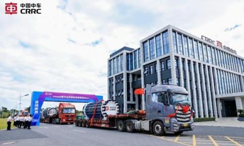 中车株洲所13台套电解槽启运,助力项目年减碳40万吨