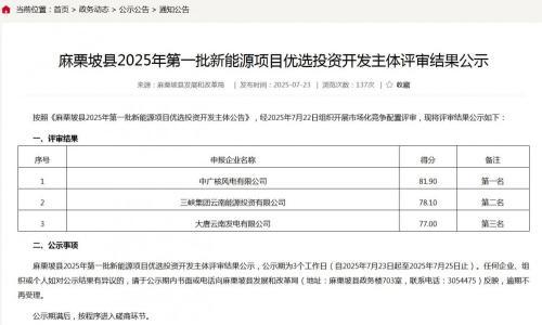 云南麻栗坡县420MW光伏项目业主优选: 中广核、三峡、大唐入围