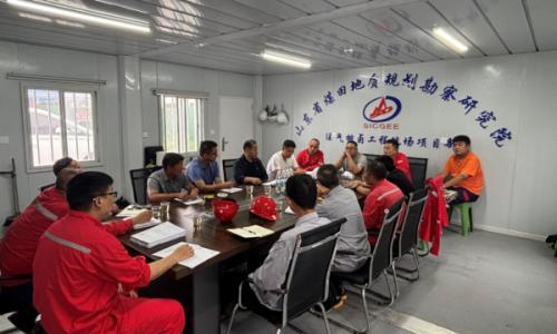山东省煤田地质局研究院承担的淮安盐穴储能安24-25井组注气排卤工程开工