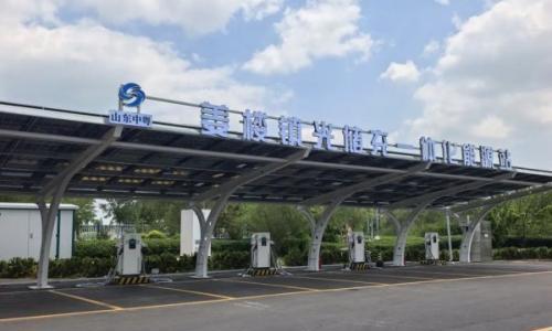 全县第一座"光储充一体化能源站"在姜楼镇正式启用