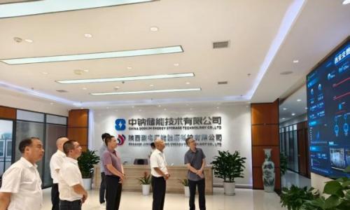 广元市自然资源局刘文武局长一行莅临中钠储能参观考察