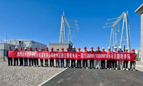南瑞变电公司助力海储金阔储能电站成功并网,铸就绿色能源新标杆