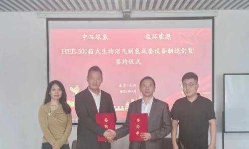 中环绿氢向氢环能源采购多套HEE-500箱式生物沼气制氢成套设备