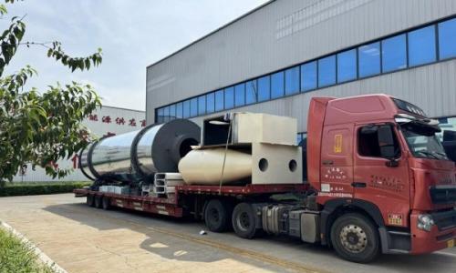 山东金格瑞年产 4 吨生物质颗粒机成套生产线顺利完成装车