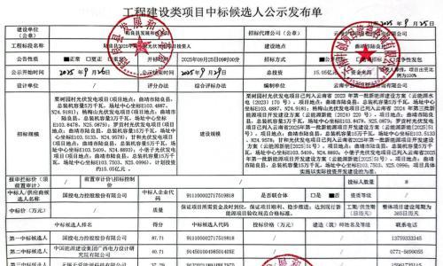 国投电力预中标云南430MW光伏项目
