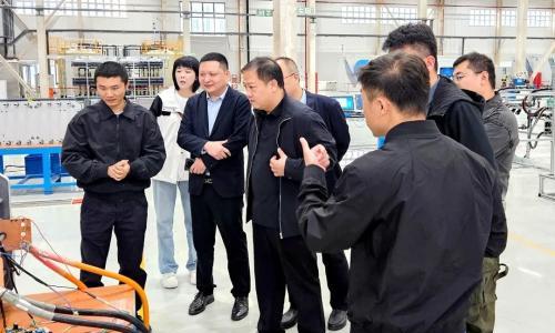 河南安阳北关区领导一行莅临川承储能参观交流,共拓储能产业合作新空间