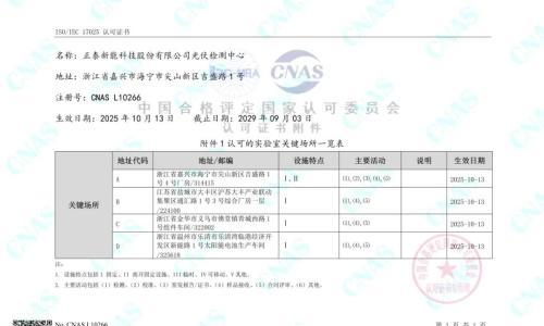 行业首家!正泰新能光伏检测中心获CNAS校准实验室资质