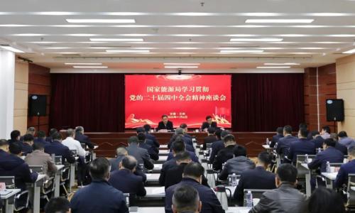 国家能源局召开学习贯彻党的二十届四中全会精神座谈会