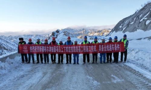 布尔津抽水蓄能电站上下库连接道路全线通车