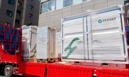 羿弓氢能自主研发的氢气压缩机顺利交付