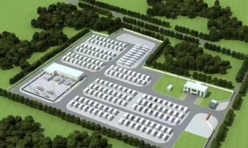 泰安市岱岳区道朗镇200MW/400MWh电网侧电化学储能项目(二期)储能设备顺利吊装就位!