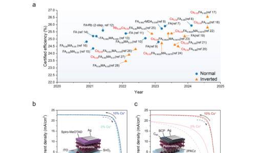 AEL: 揭示Cs⁺在倒置钙钛矿太阳能电池的关键用处