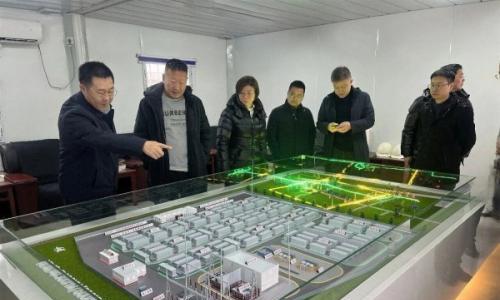 三丰集团董事长莅临高邑储能电站项目现场视察指导