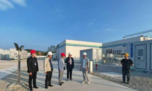 山西省长治市长子县经济开发区领导莅临高明独立储能项目现场考察交流