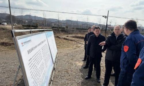 商洛市委常委、市委秘书长张国瑜一行到商洛公司电化学储能电站项目选址地调研!