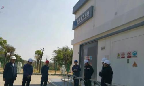 广东省电力领导与专家组对南网东莞麻涌配电站