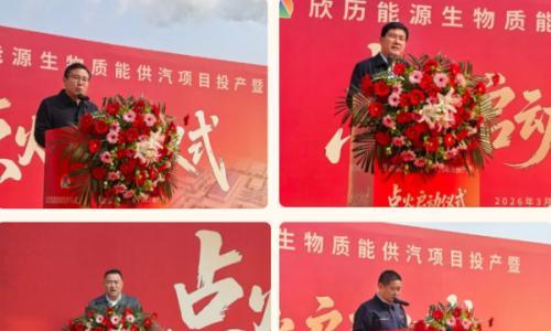 欣历能源生物质能供汽项目投产暨点火启动仪式圆满举行