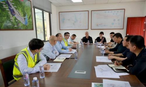 漳平市领导调研抽水蓄能电站项目