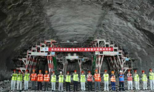 赣县抽水蓄能电站地下厂房首层开挖顺利完成