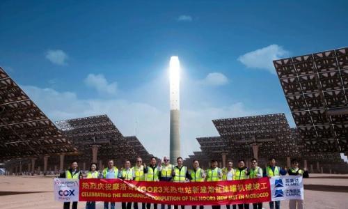 点亮中国红!摩洛哥Noor3熔盐储罐拓建项目机械竣工