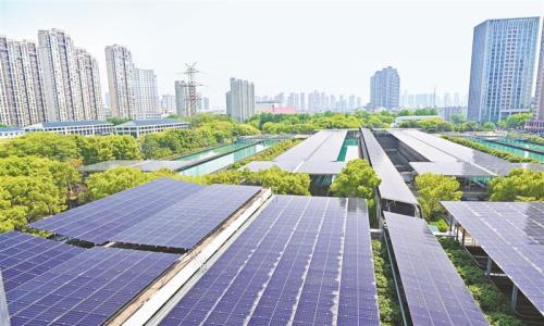 无锡市区5大自来水厂、3大污水处理厂光伏面板全覆盖