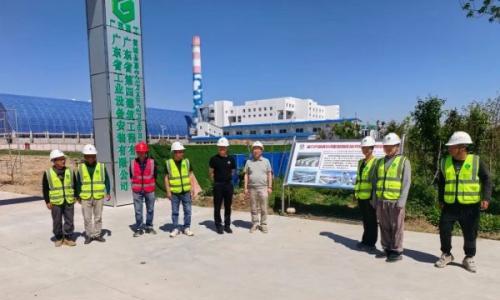 广东四建公司承建的新疆霍城县储能项目施工前期工作全面就绪