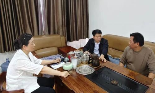 贵州铜仁区党工委委员、纪检监察工委书记邵茂盛到铜仁腾嘉生物质颗粒厂开展营商环境情况调研
