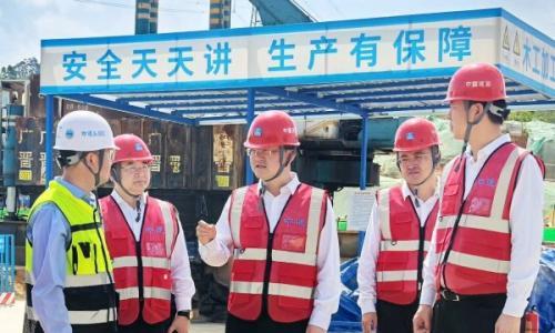 梁伟奇到江门市蓬江区镜山200MW/400MWh电网侧独立储能项目调研指导