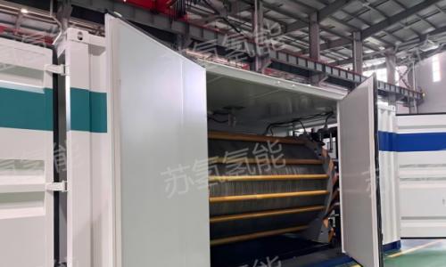 苏氢5MW集装箱式绿氢设备落地西北首个油气氢电储五位一体综合能源站