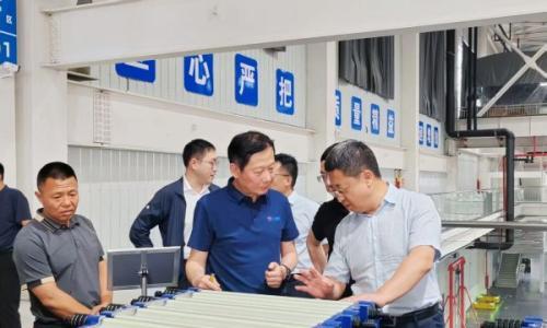国家发改委体改司副司长常铁威一行调研中海储能兰考智能制造基地