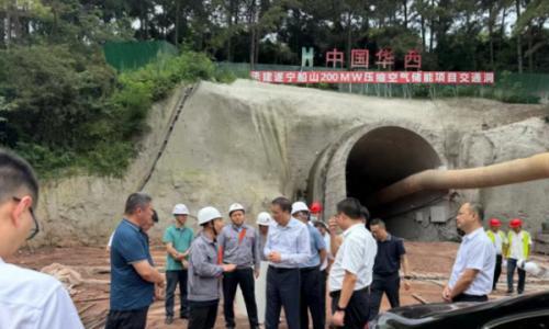 遂宁市市长王忠诚调研压缩空气储能项目建设工作