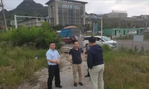 贵州凉都高端公司前往重卡充电运营项目、储能项目施工现场进行实地调研