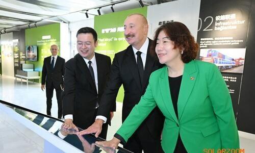 阿塞拜疆戈布斯坦100兆瓦光伏电站项目并网