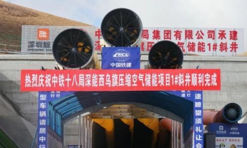 深能北控公司西乌旗3&times;350MW/4200MWh电网侧压缩空气储能电站项目迎来重要节点